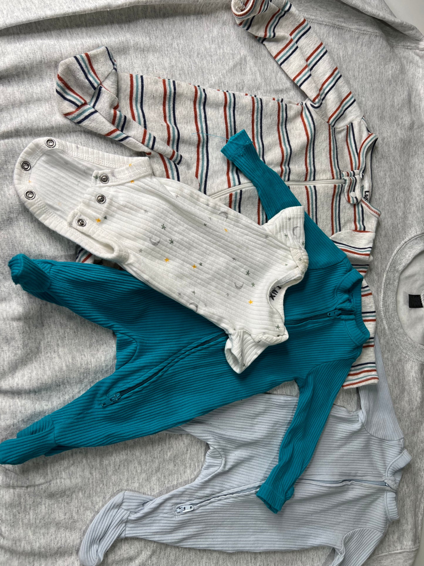 Personalized Embroidered Baby Onesie Keepsake Sweatshirt