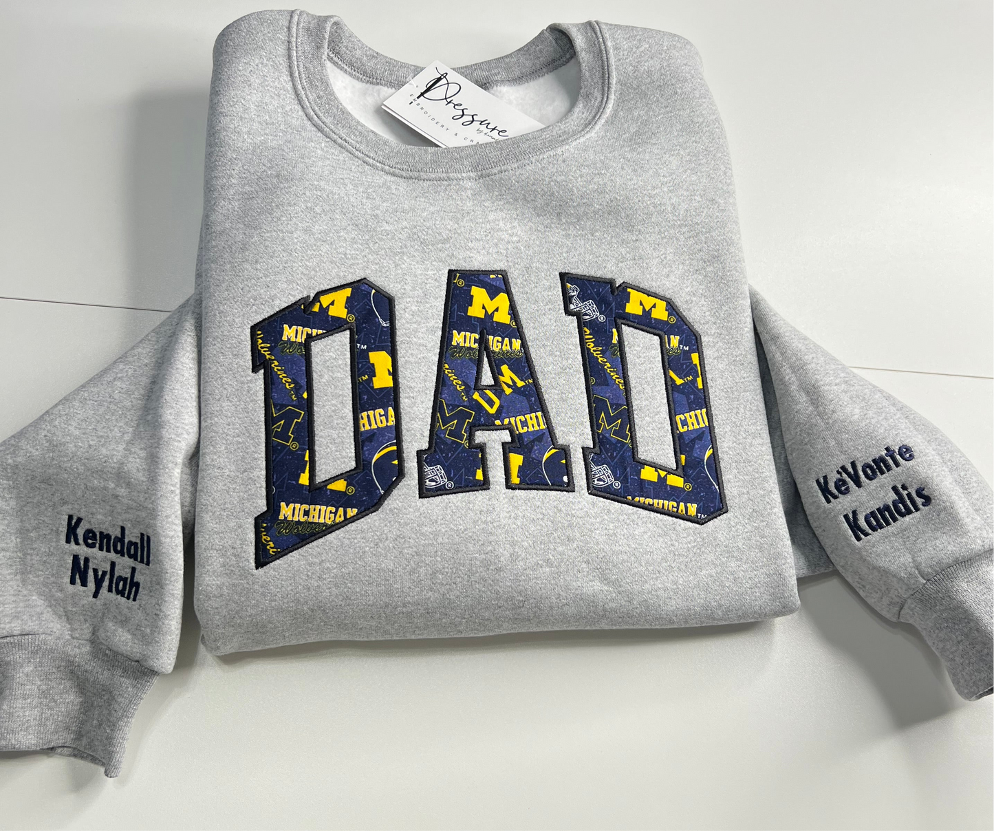 DAD/KIDS Embroidered Crewneck