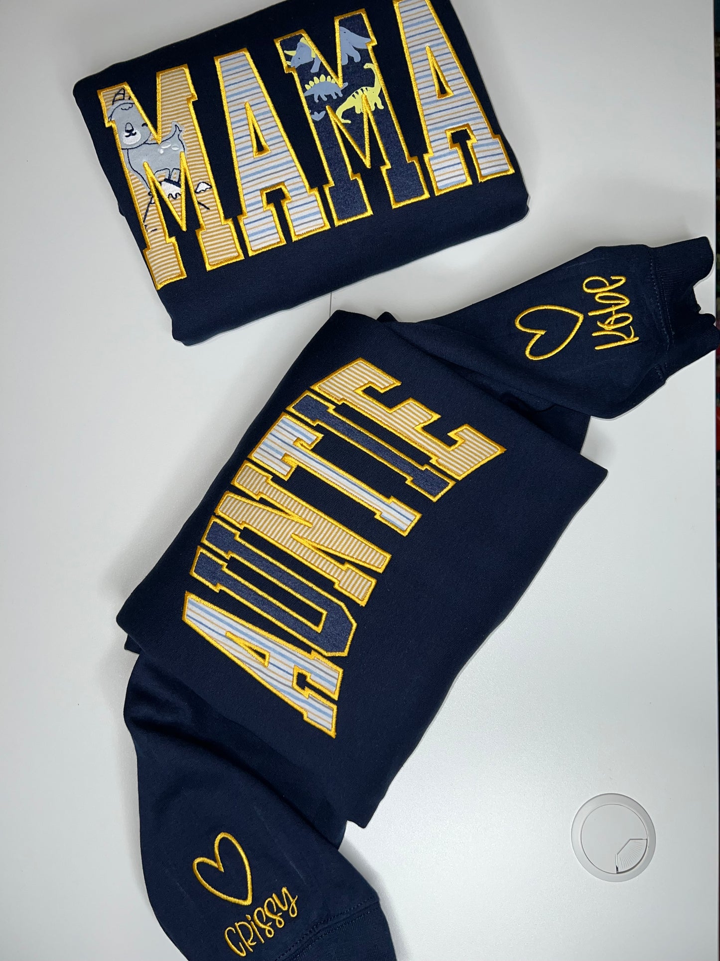 Personalized Embroidered Baby Onesie Keepsake Sweatshirt