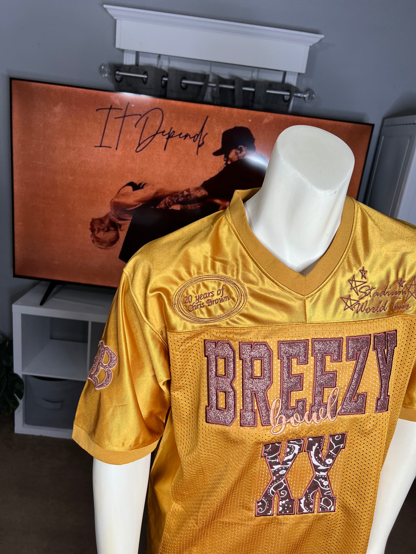Custom embroidered jersey