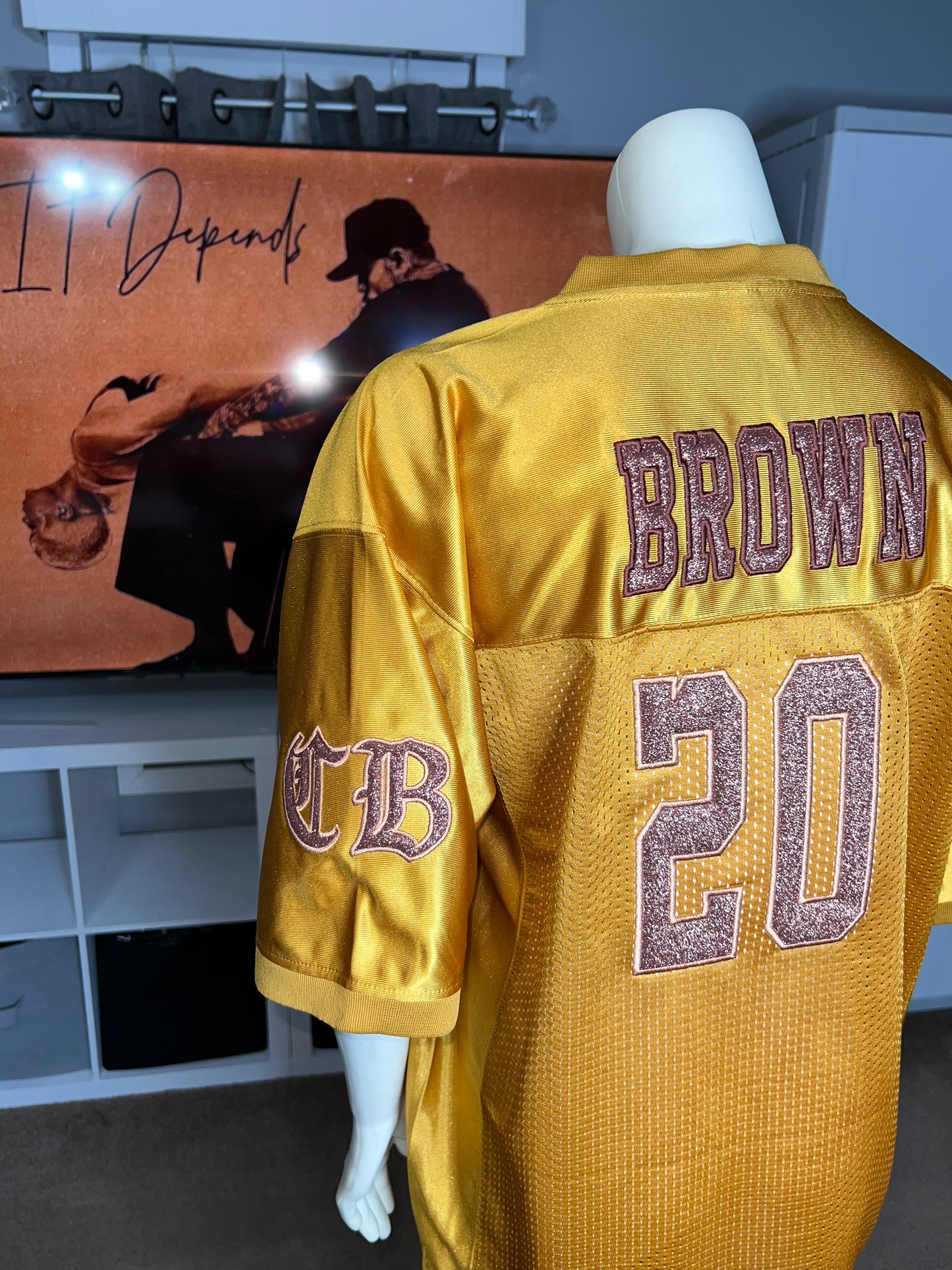 Custom embroidered jersey