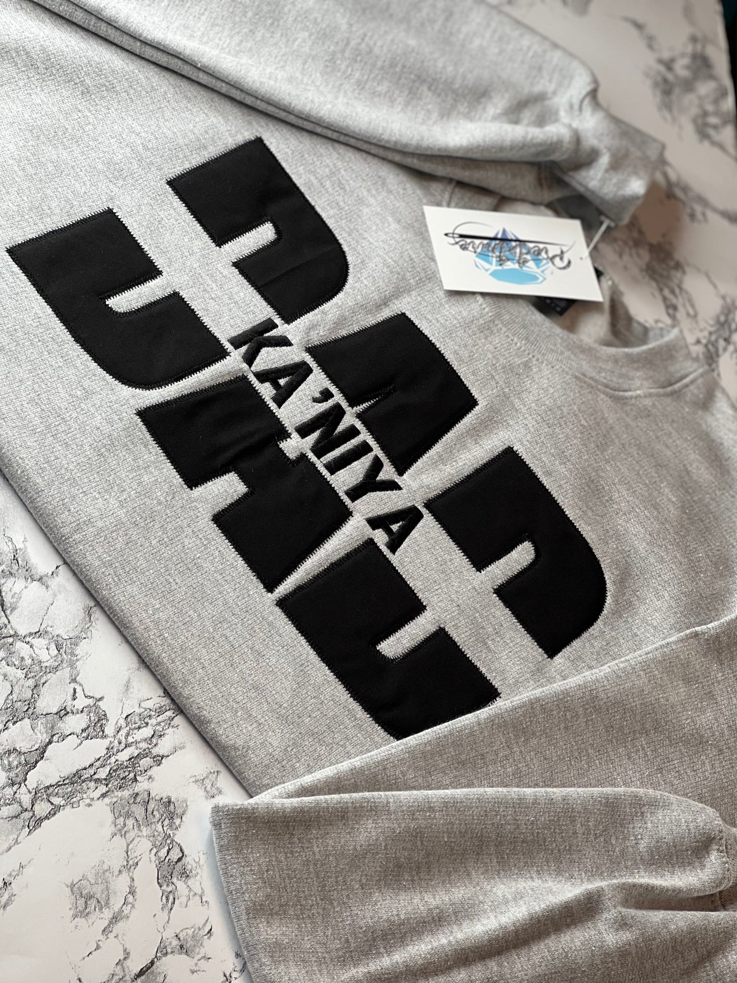 DAD/KIDS Embroidered Crewneck