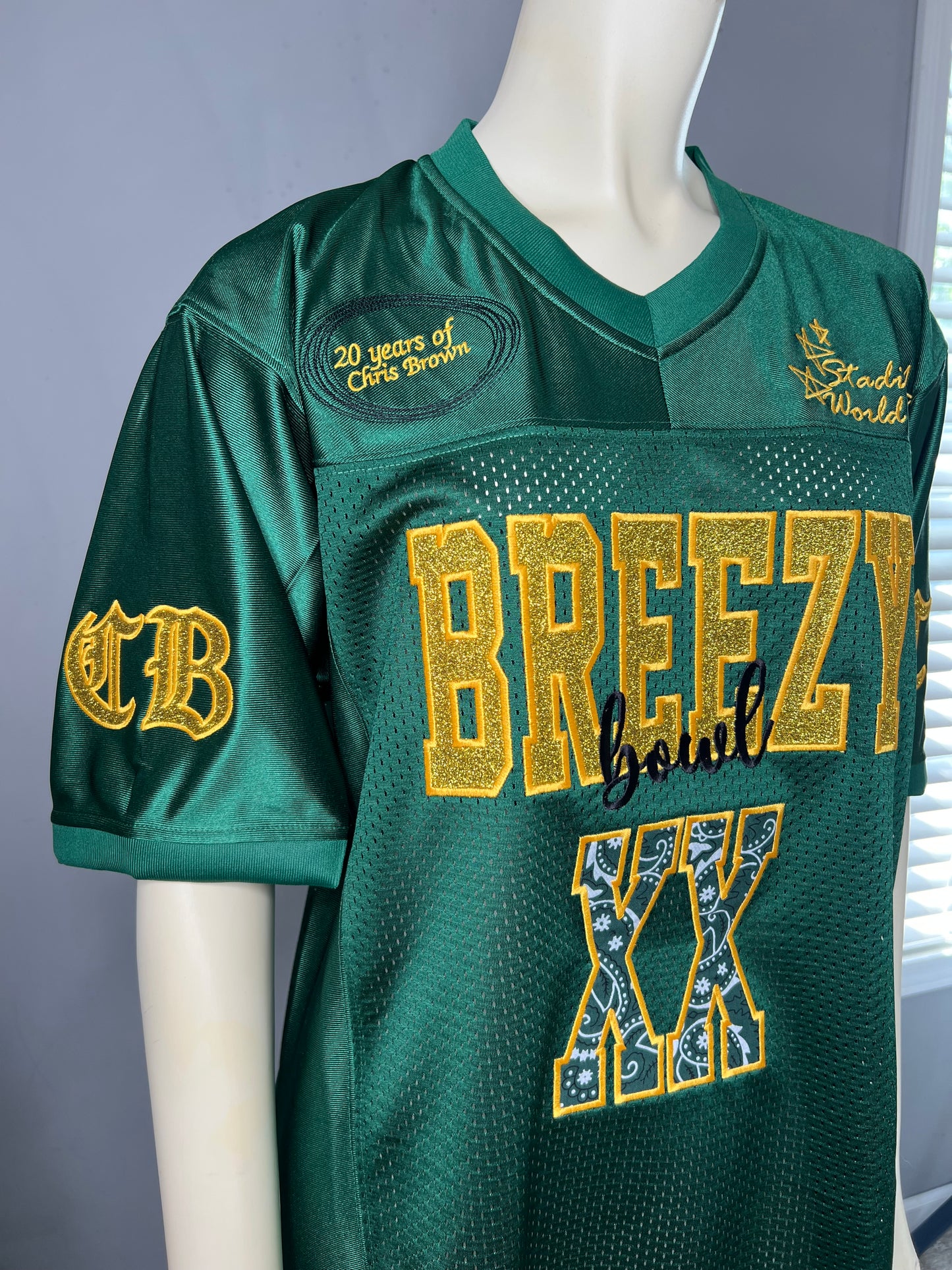 Custom embroidered jersey