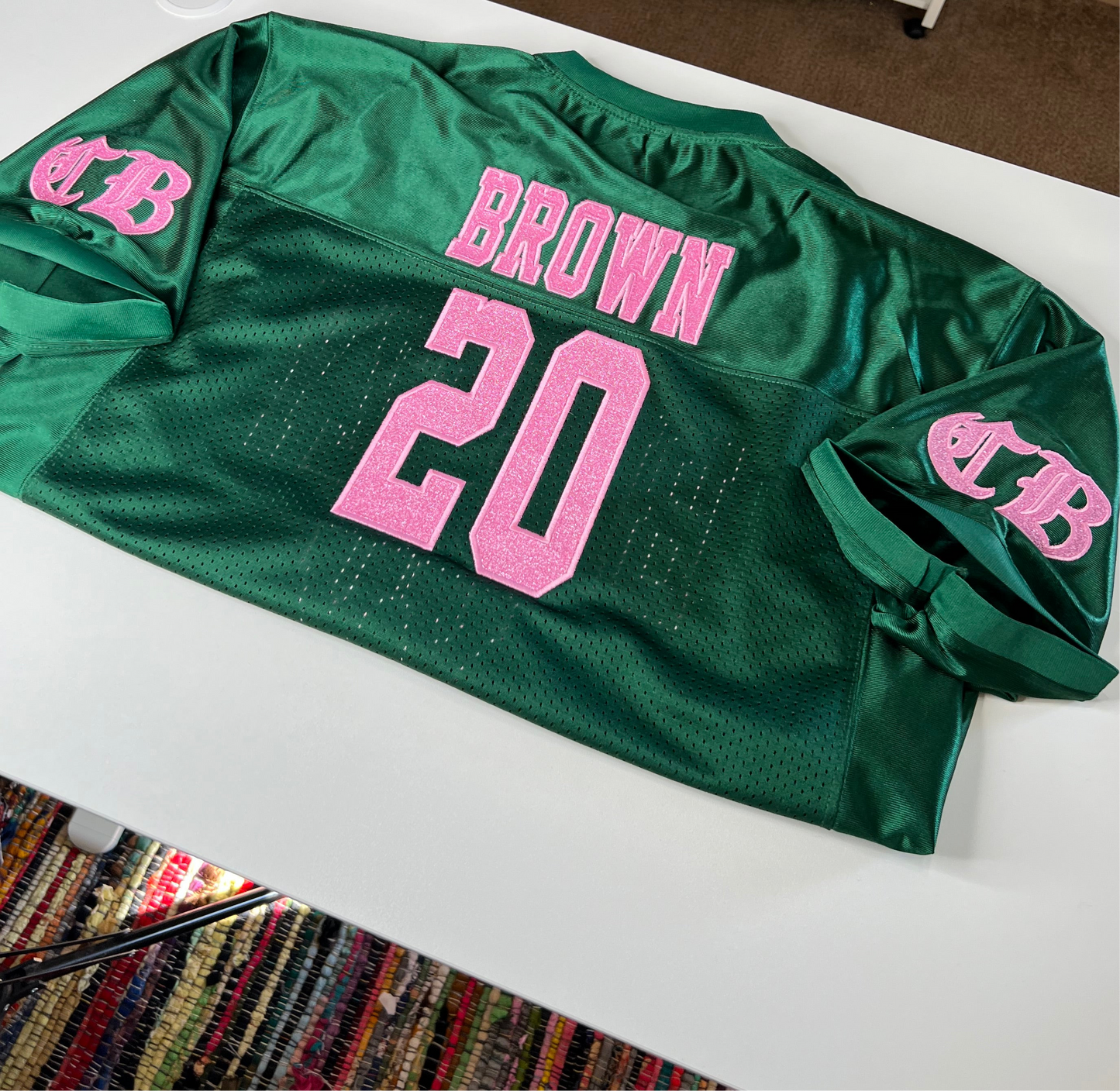 Custom embroidered jersey