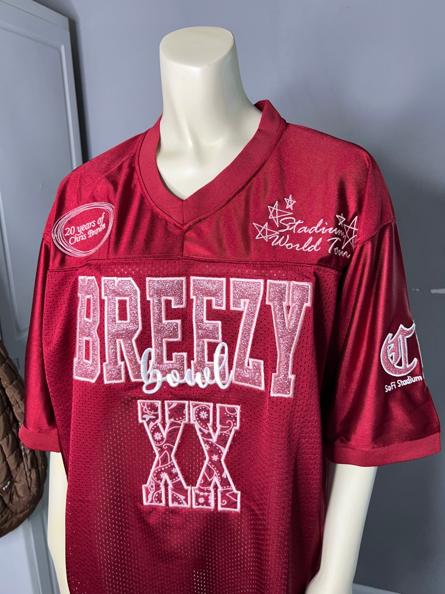 Custom embroidered jersey