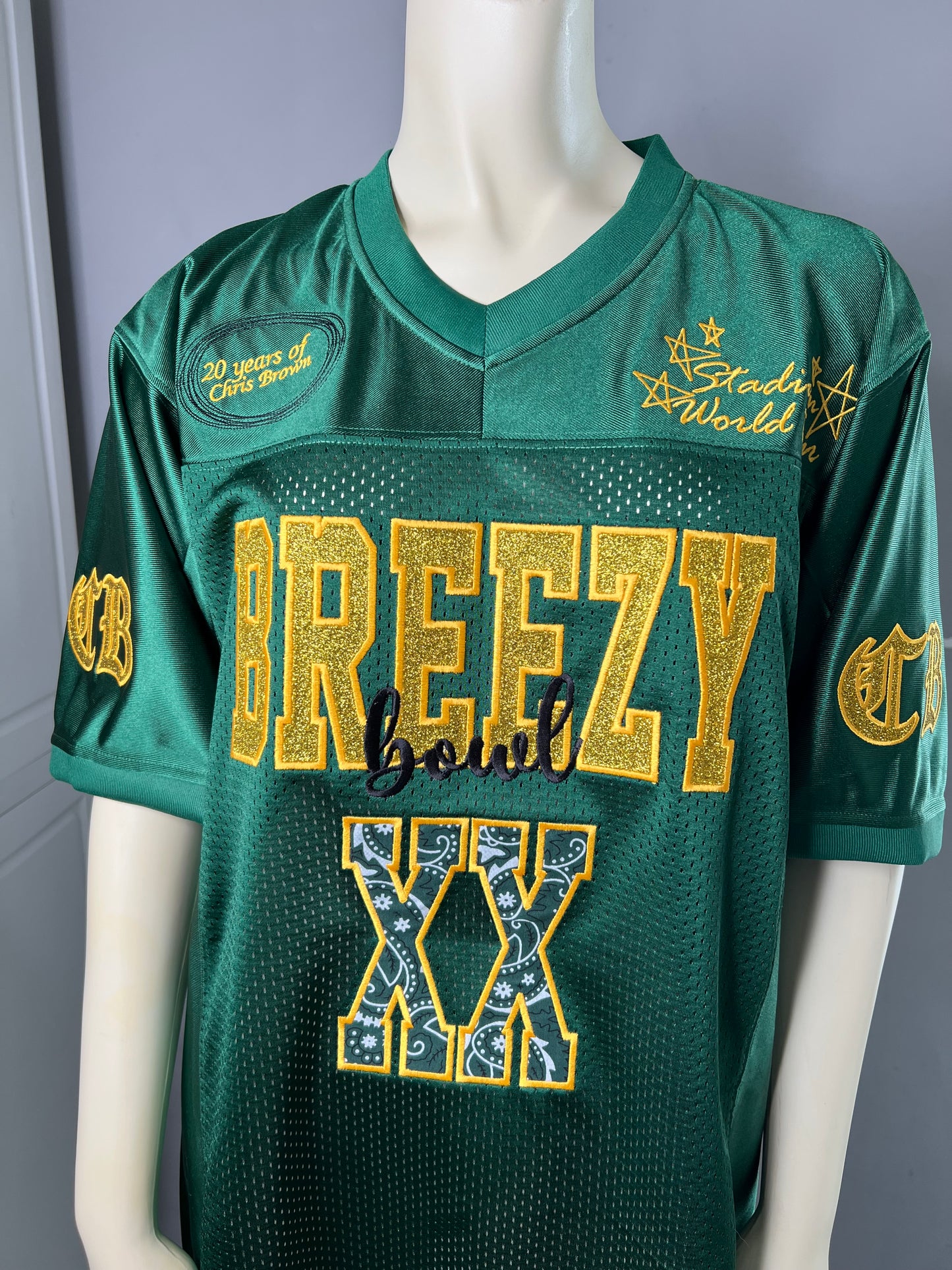 Custom embroidered jersey