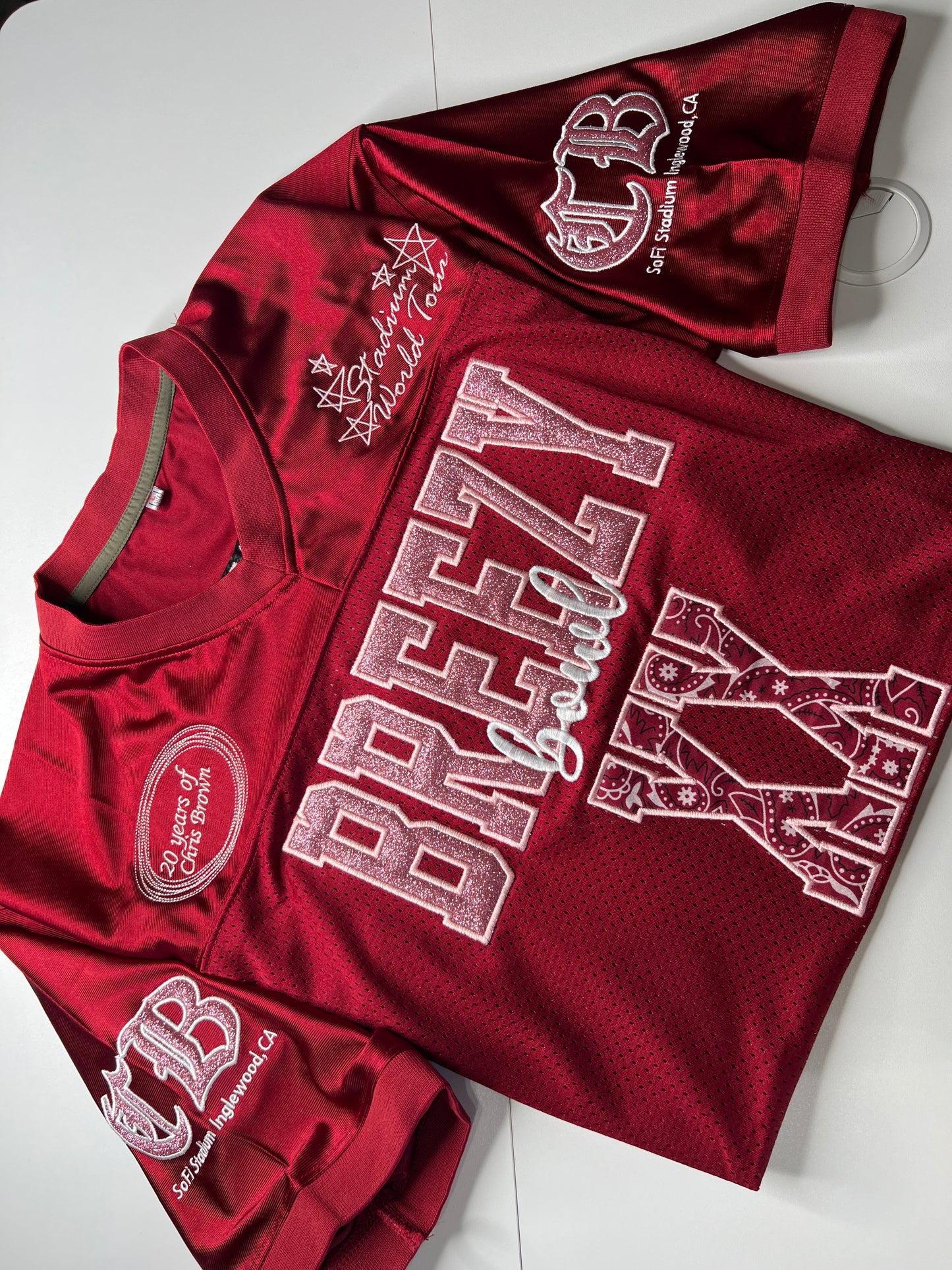 Custom embroidered jersey