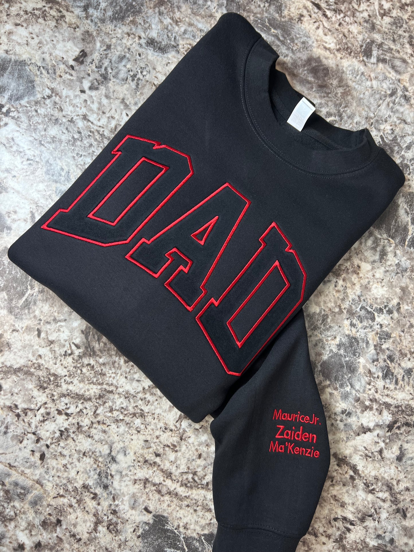 DAD/KIDS Embroidered Crewneck