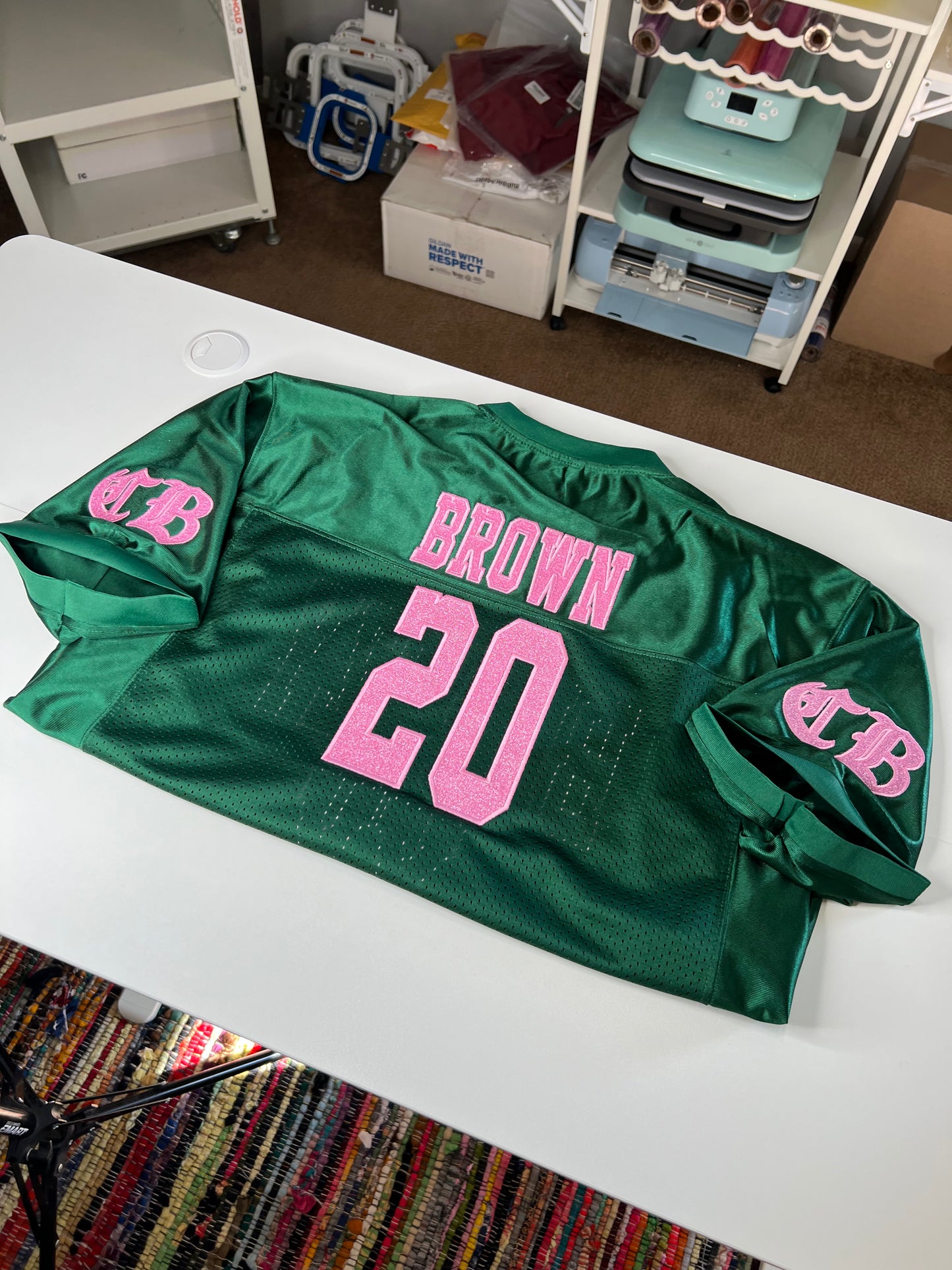 Custom embroidered jersey