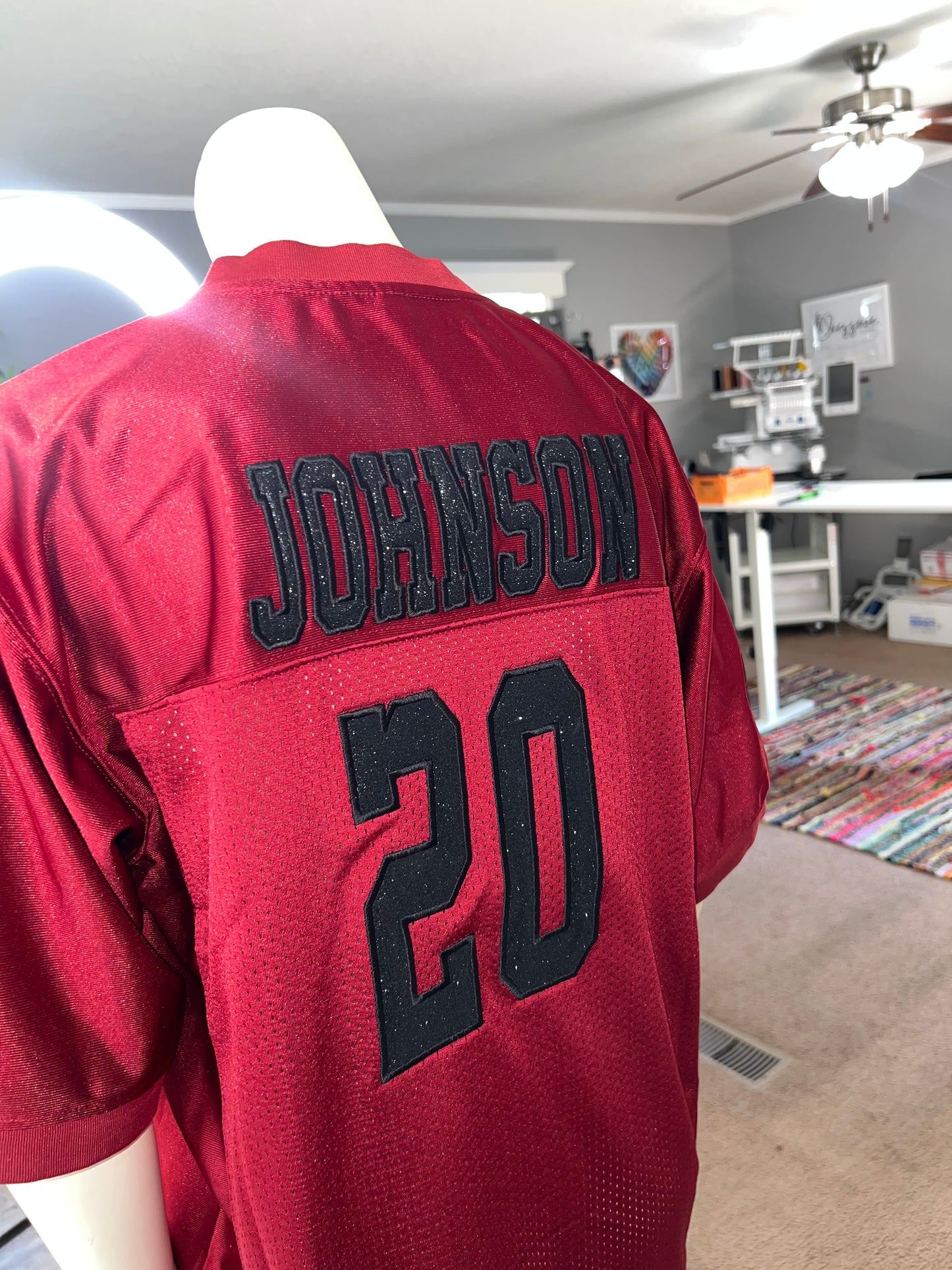 Custom embroidered jersey