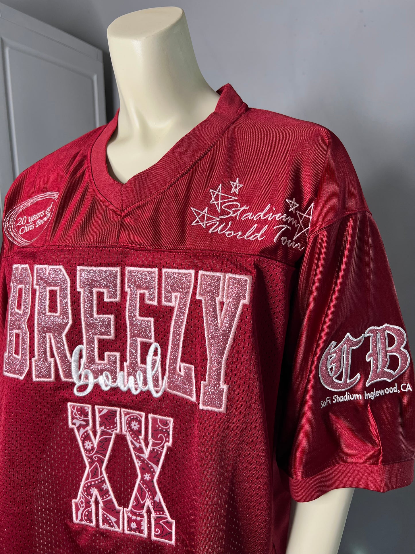 Custom embroidered jersey