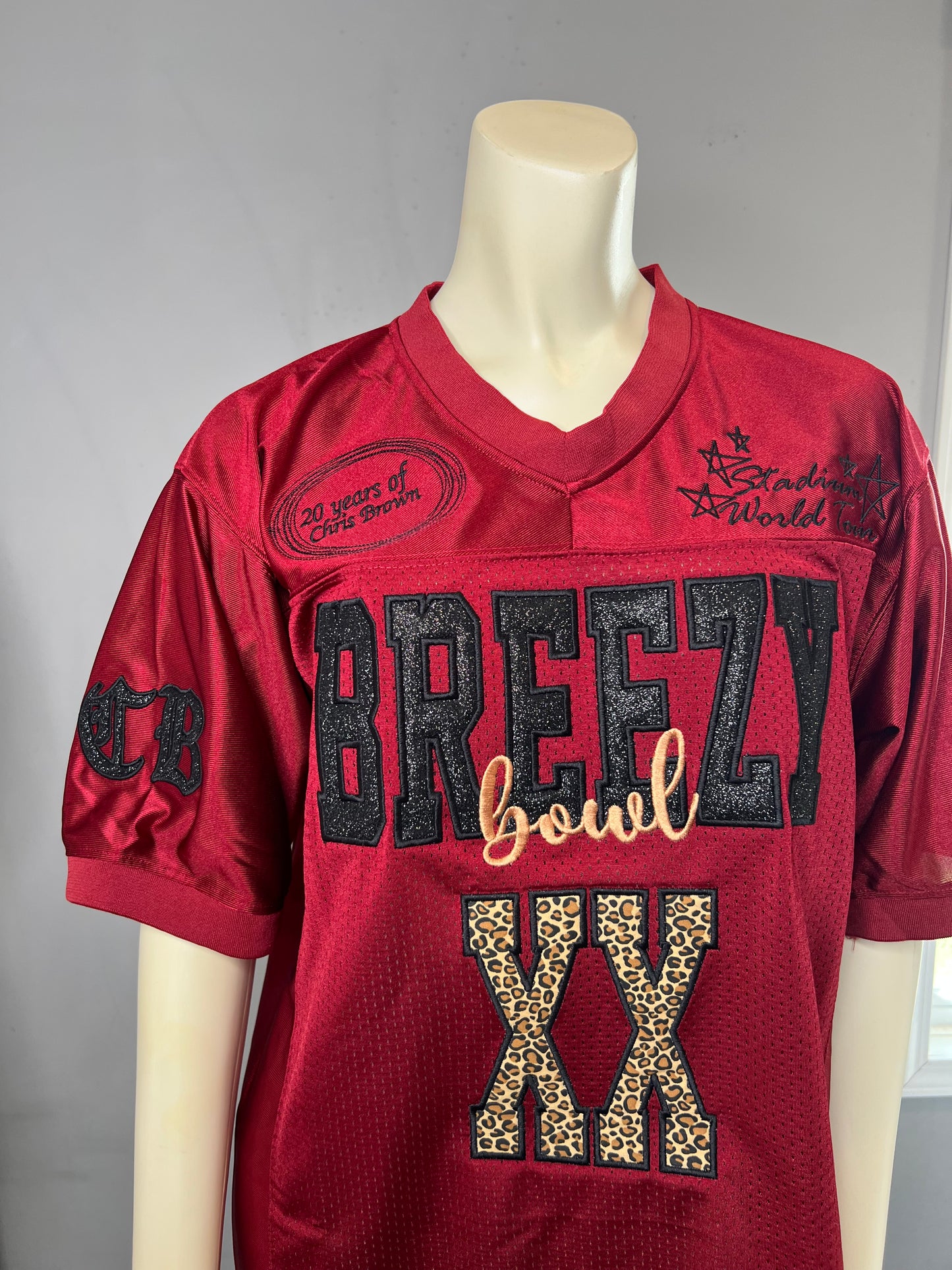 Custom embroidered jersey