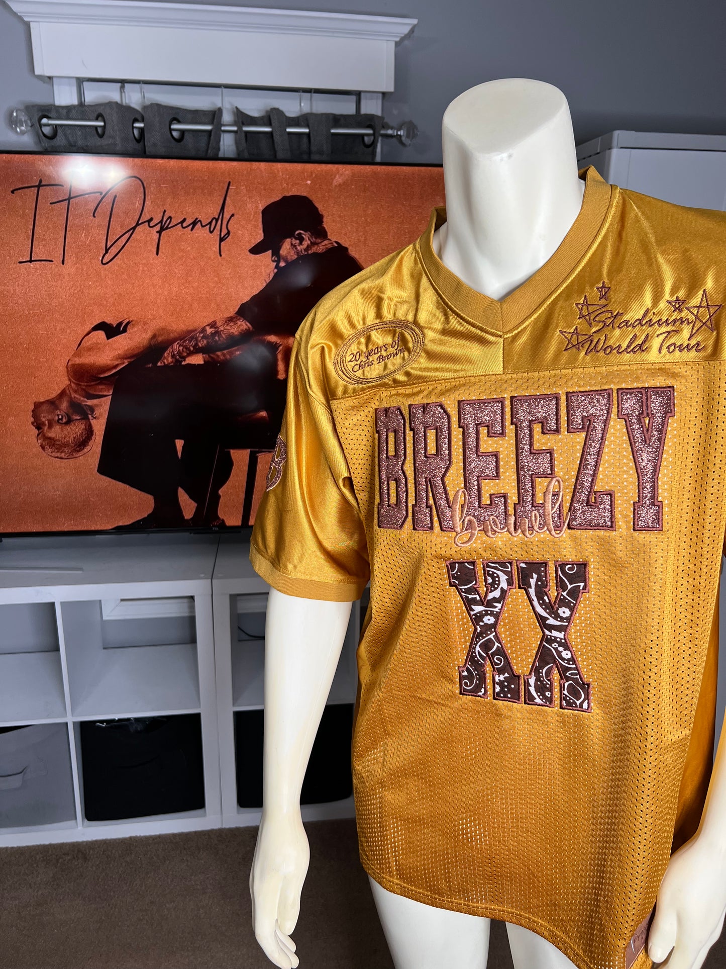 Custom embroidered jersey