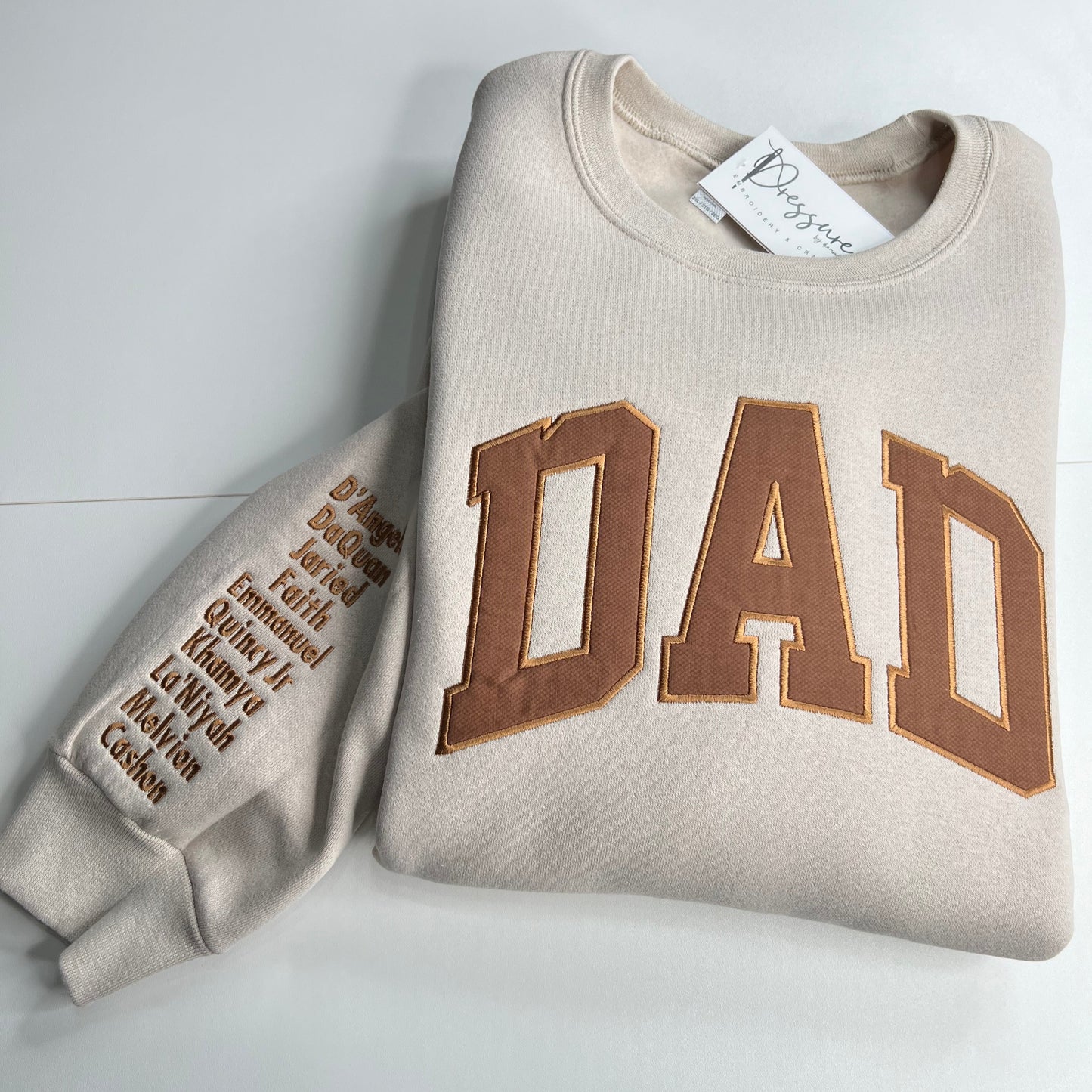 DAD/KIDS Embroidered Crewneck
