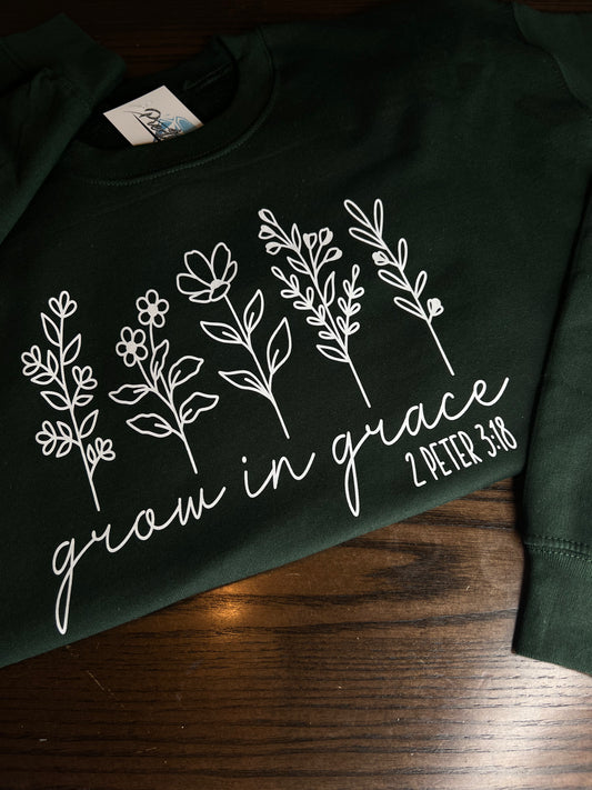 Grow in GRACE Crewneck
